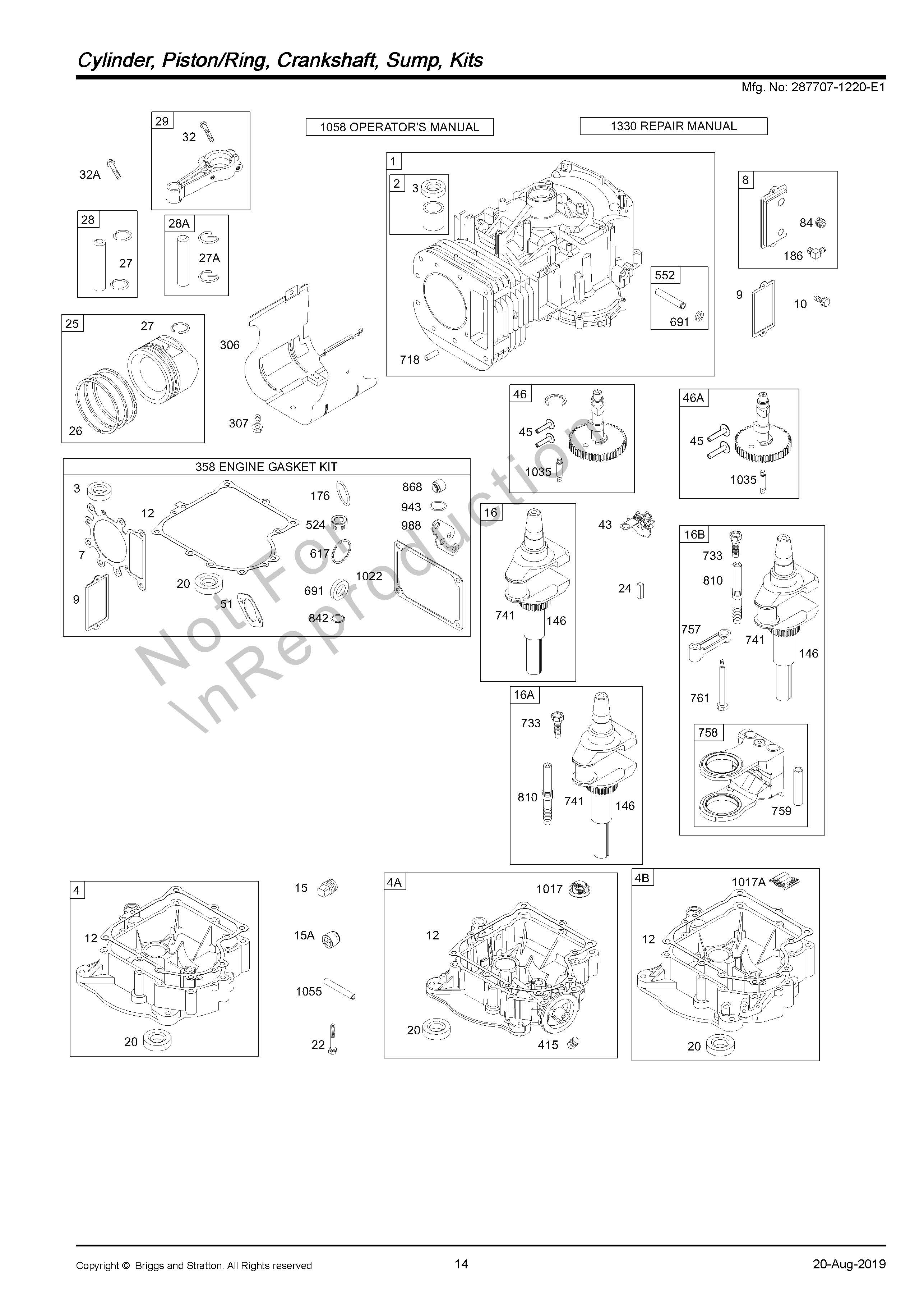 Bloc Moteur Joints Moteur
